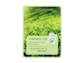 Маска З Екстрактом Зеленого Чаю Зволожуюча Заспокійлива Tony Moly Pureness 100 Green Tea Mask Sheet tk-1087 фото