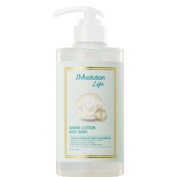 Відновлюючий гель для душу з екстрактом перлів Jmsolution Life Marine Cotton Body Wash 500ml ge-10740 фото