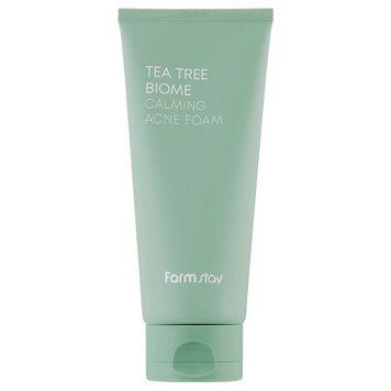 Очищающая пенка для проблемной кожи Farmstay Tea Tree Biome Calming Acne Foam 180ml pe-11422 фото
