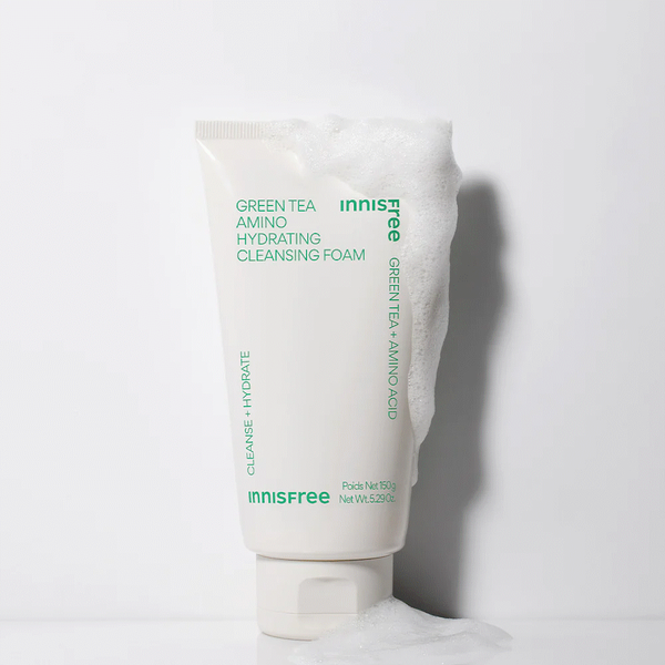 Пінка з екстрактом зеленого чаю Innisfree Green Tea Amino Cleansing Foam 150g pe-90834 фото