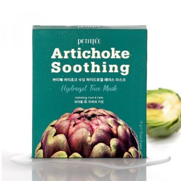 Маска гідрогелева заспокійлива з екстрактом артишоку для обличчя PETITFEE Artichoke Soothing Face Ma gi-4372 фото Маска гідрогелева заспокійлива з екстрактом артишоку для обличчя PETITFEE Artichoke Soothing Face Ma gi-4372 фото