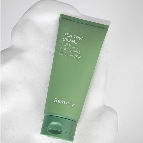 Пінка для очищення проблемної шкіри Farmstay Tea Tree Biome Calming Acne Foam 180ml pe-11422 фото