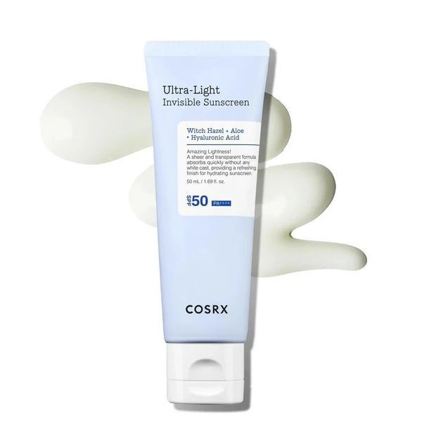 Легкий сонцезахисний крем COSRX Ultra Light Invisible Sunscreen SPF 50 PA++++ 50ml so-56242 фото