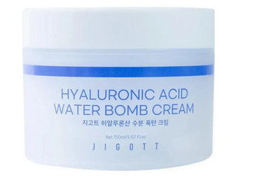 Крем для обличчя з гіалуроновою кислотою Jigott Hyaluronic Acid Water bomb Cream 150ьд au-82874 фото