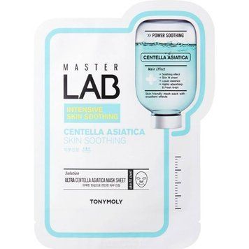 Маска Заспокійлива З Екстрактом Азіатської Центели Tony Moly Master Lab Mask Sheet Centella Asiatica tk-1196 фото