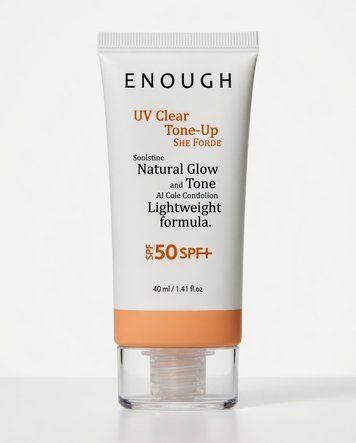 Тонуючий сонцезахисний крем SPF50 PA+++ ENOUGH UV clear Tone-up Sun Cream SPF50 PA+++ so-60566 фото