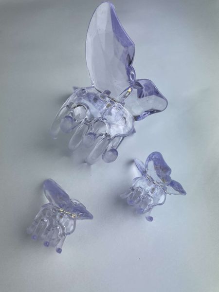 Набір заколок для волосся Hair Clip Set Crystal Violet 1*8cm/2*4cm dl-66432 фото