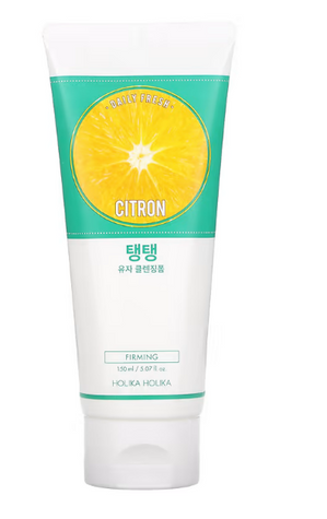 Пінка для вмивання HOLIKA DAILY FRESH CITRON CLEANSING FOAM 150ml li-69767 фото