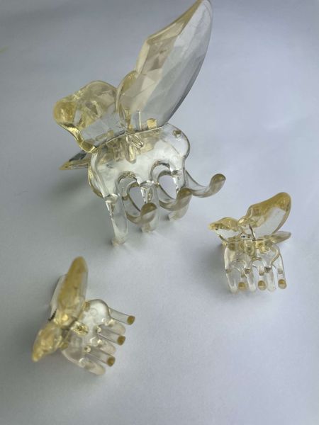 Набор заколок для волос Hair Clip Set Crystal Yellow 1*8cm/2*4cm dl-66449 фото