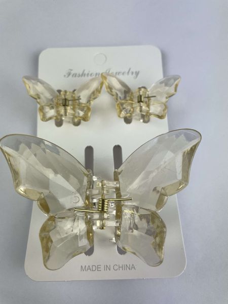 Набор заколок для волос Hair Clip Set Crystal Yellow 1*8cm/2*4cm dl-66449 фото