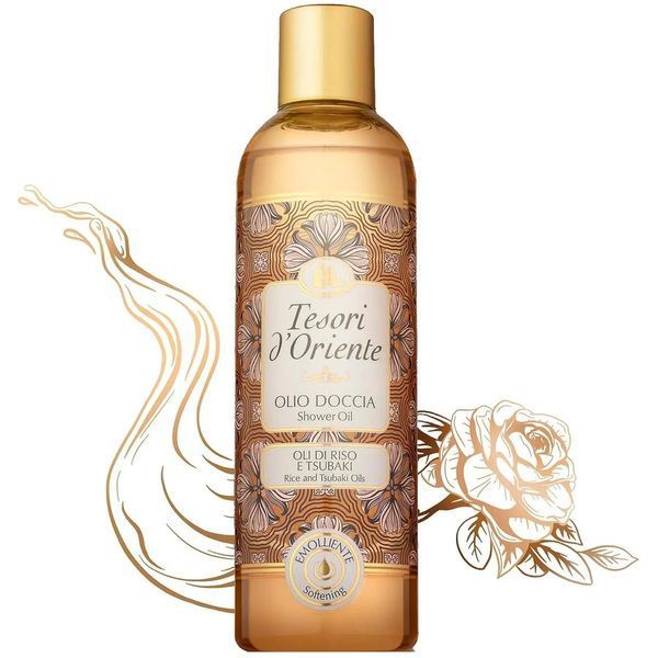 Гель для душа с маслами Oli di Riso & Tsubaki 250 ml to-00033 фото