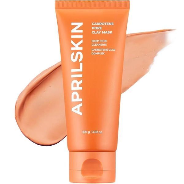 Очищувальна маска з глиною APRIL SKIN CARROTENE PORE CLAY MASK 100g ma-56675 фото