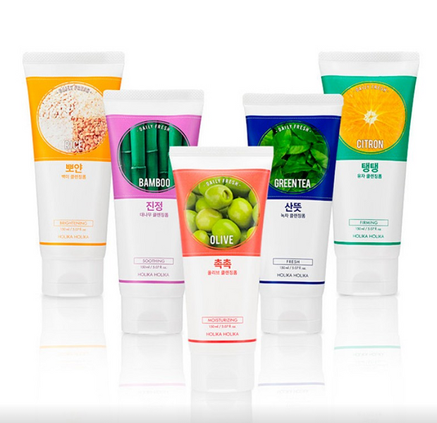 Пінка для вмивання HOLIKA DAILY FRESH CITRON CLEANSING FOAM 150ml li-69767 фото