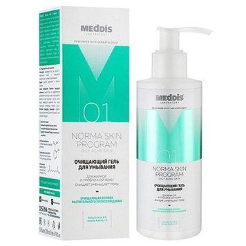 Очищающий гель для умывания Meddis Norma Skin Program 200ml li-8204 фото