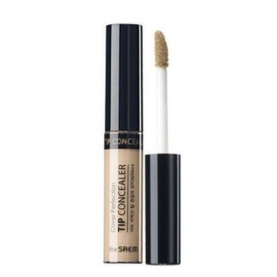 Консилер Для Маскировки Недостатков The Saem Cover Perfection Tip Concealer 01 Clear Beige 6,5g lu-482 фото