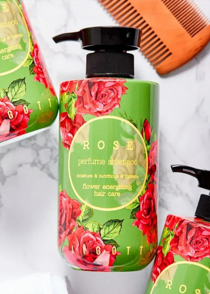 Парфумований шампунь для волосся Роза Jigott Rose Perfume Shampoo 500ml sh-82188 фото