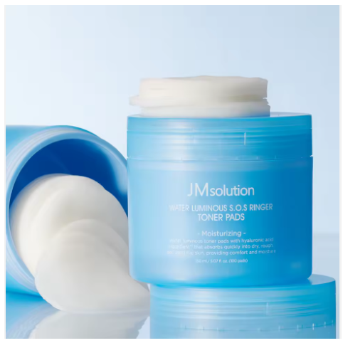 Тонер-педи JMSOLUTION WATER LUMINOUS S.O.S RINGER TONER PADS 100 EA 150 ml pe-61927 фото
