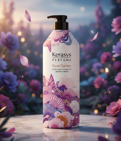 Шампунь для волосся [AEKYOUNG] KeraSys perfume shampoo 1L floral garden sh-92365 фото