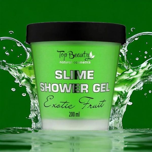 Слайм-гель для душа Top Beauty Slime Shower Gel Exotic Fruit 200 мл dl-11430 фото