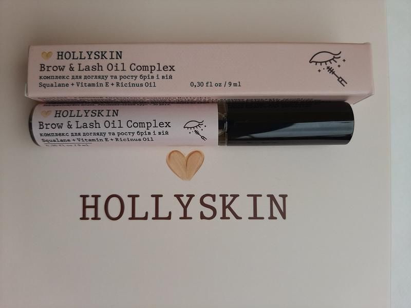 Комплекс для доглу та зростання брів та вій Hollyskin BrowLash Oil Complex 9ml ma-5389 фото
