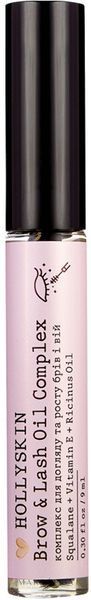 Комплекс для доглу та зростання брів та вій Hollyskin BrowLash Oil Complex 9ml ma-5389 фото
