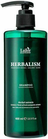 Шампунь заспокійливий із травяними екстрактами Lador Herbalism Shampoo (400ml) hi-5293 фото