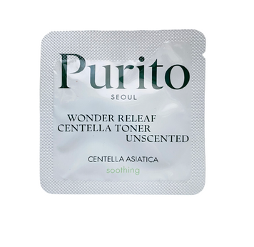 Тонер заспокійливий з центелою без олій PURITO Wonder Releaf Centella Toner Unscented 1ml to-67132 фото