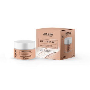 Крем для шкіри навколо очей з комплексом пептидів та комбучею Lift Control Joko Blend 15 мл jb-10749 фото