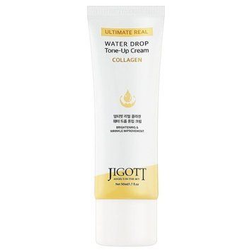 Увлажняющий крем для лица с коллагеном Jigott Ultimate Real Collagen Water Drop Tone Up Cream 50m au-11434 фото