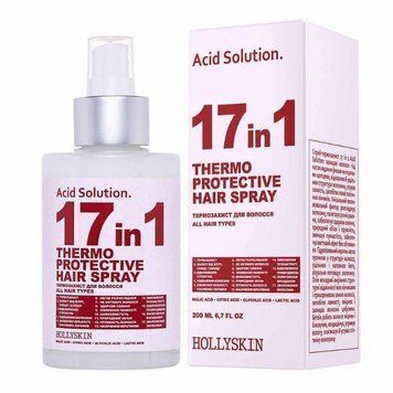 Спрей-термозахист для волосся 17 в 1 Hollyskin Acid Solution 17 In 1 Thermo Protective Hair Spray 20 0283h фото
