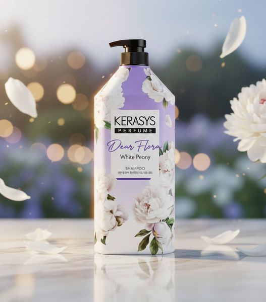 Шампунь для волосся Kerasys Dear Flora White Peony Shampoo 1.5L sh-36165 фото