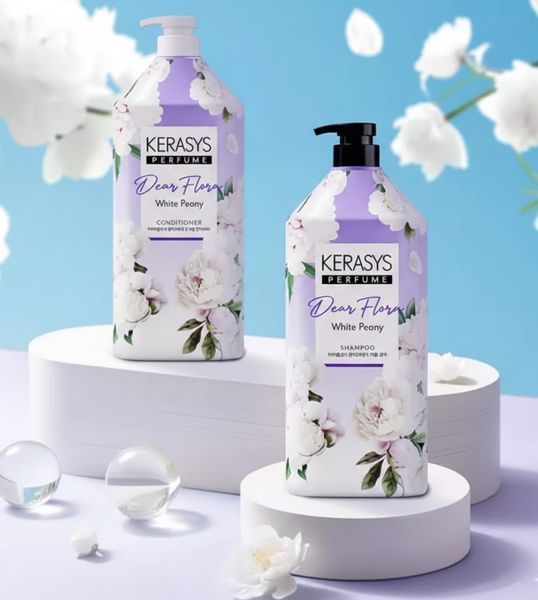 Шампунь для волосся Kerasys Dear Flora White Peony Shampoo 1.5L sh-36165 фото