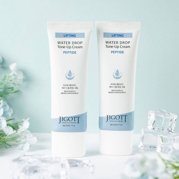 Зволожуючий крем для обличчя Jigott Lifting Peptide Water Drop Tone Up Cream 50ml au-11521 фото