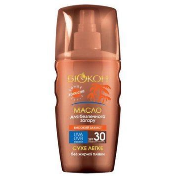 Олія для безпечної засмаги SPF-30 "Високий захист" Біокон 160ml te-7712 фото