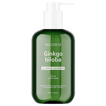 Успокаивающий очищающий гель с эктрактом гинкго билоба Hollyskin Ginkgo Biloba Calming Cleanser,2 li-9691 фото