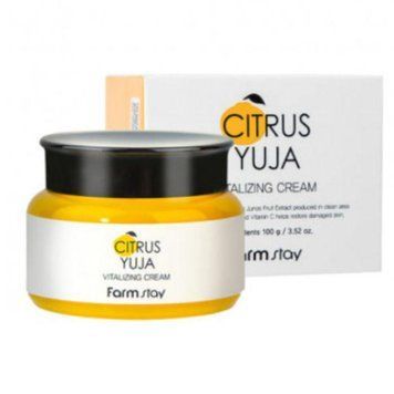 Крем із екстрактом юдзу FarmStay Citrus Yuja Vitalizing Cream 100g au-8416 фото