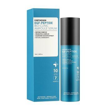 Сироватка для обличчя з пептидами Fortheskin EGF Peptide Bio Clinic Ampoule Serum 70ml sy-50218 фото