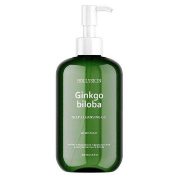 Глубоко очищающее гидрофильное масло с экстрактом гинкго билоба Hollyskin Ginkgo Biloba Deep Cleansing Oil, 200 ml li-9692 фото