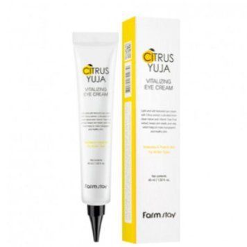 Крем для шкіри навколо очей з екстрактом юдзу FarmStay Citrus Yuja Vitalizing Eye Cream 45ml kr-8417 фото