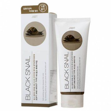 Пилинг-гель для лица Jigott Premium Facial Black Snail Peeling Gel 180ml li-11538 фото
