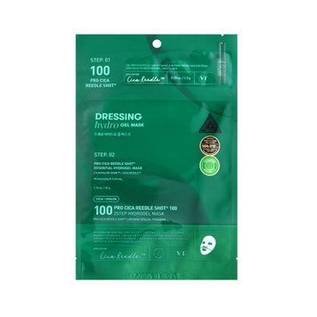 Двоетапна гідрогелева маска для обличчя VT COSMETICS (1EA) PRO CICA REEDLE SHOT&reg; 100 2STEP HYDROGEL tk-07362 фото