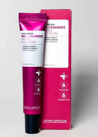 Крем для шкіри навколо очей із керамідами Fortheskin Bio-Ceramide Matrix Eye Cream 30ml kr-50485 фото