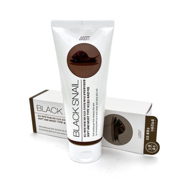 Пилинг-гель для лица Jigott Premium Facial Black Snail Peeling Gel 180ml li-11538 фото