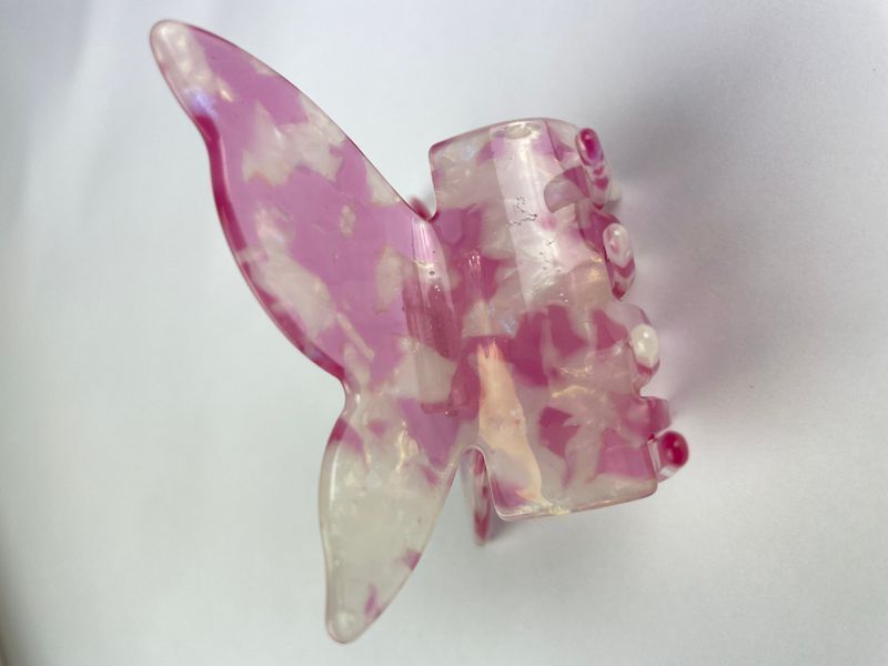 Заколка для волосся CHACOTT Hair Clip Metelyk White Pink 6.5x6cm dl-66487 фото