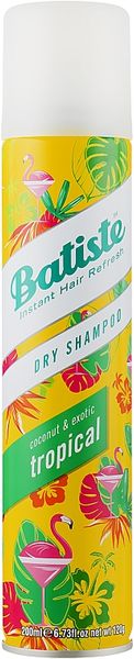 Шампунь сухой бессульфатный Batiste Tropical 200 мл 200ml 503304 фото