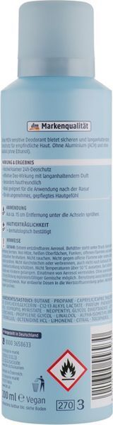Дезодорант аерозольний для чутливої шкіри Balea Men Sensitive Deodorant 200 ml ha-5636 фото