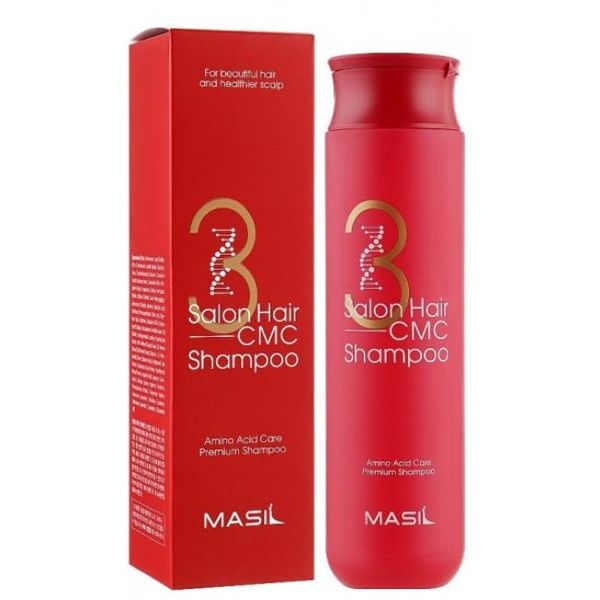 Шампунь Професійний Відновлюючий Masil 3 Salon Hair CMC Shampoo 300ml sh-1746 фото