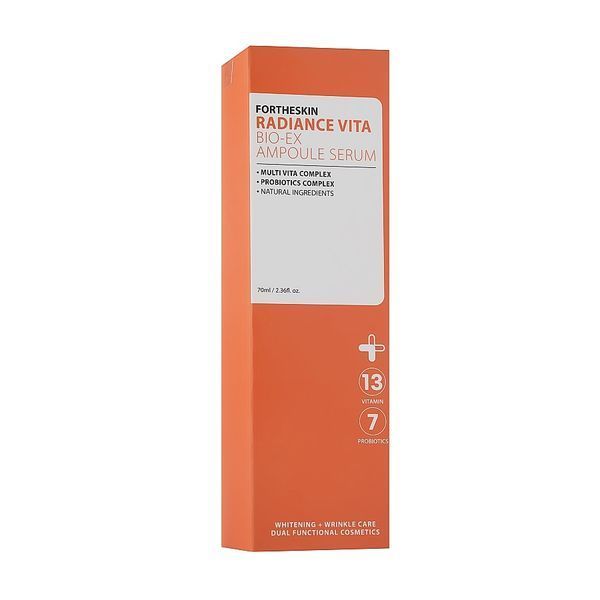 Ампульна сироватка для обличчя Fortheskin Radiance Vita Bio-EX Ampoule Serum 70ml sy-50232 фото