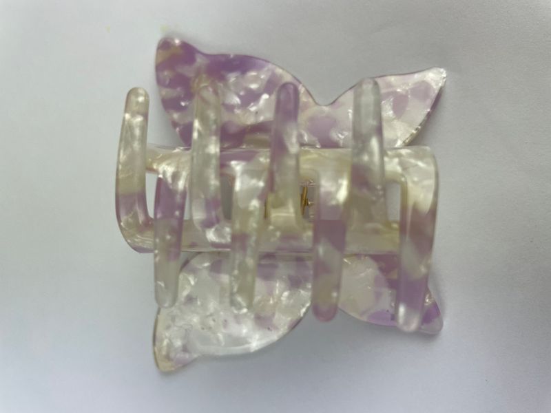 Заколка для волосся CHACOTT Hair Clip Metelyk White Violet 6.5x6cm dl-66494 фото
