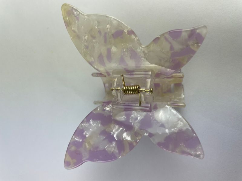 Заколка для волосся CHACOTT Hair Clip Metelyk White Violet 6.5x6cm dl-66494 фото